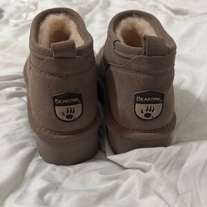 BearPaw Chocolate Suede Ankle Boots